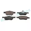Jeu de 4 plaquettes de frein avant RAP BRAKES R-P1075 - Visuel 2