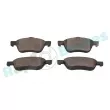 Jeu de 4 plaquettes de frein avant RAP BRAKES R-P1075 - Visuel 3