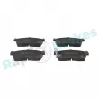 Jeu de 4 plaquettes de frein avant RAP BRAKES R-P1079 - Visuel 1