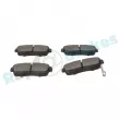 Jeu de 4 plaquettes de frein avant RAP BRAKES R-P1079 - Visuel 3