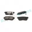 Jeu de 4 plaquettes de frein arrière RAP BRAKES R-P1085 - Visuel 2