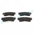 Jeu de 4 plaquettes de frein avant RAP BRAKES R-P1086 - Visuel 1