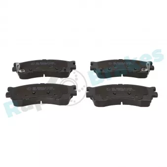 Jeu de 4 plaquettes de frein avant RAP BRAKES R-P1086
