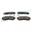 Jeu de 4 plaquettes de frein avant RAP BRAKES R-P1086 - Visuel 3