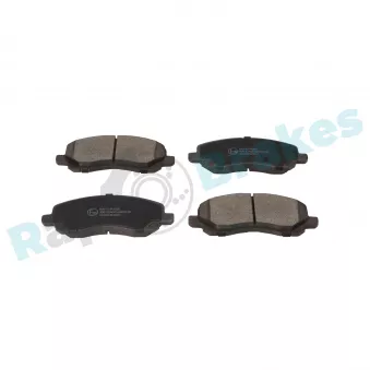 Jeu de 4 plaquettes de frein avant RAP BRAKES R-P1088