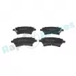 Jeu de 4 plaquettes de frein avant RAP BRAKES R-P1089 - Visuel 1