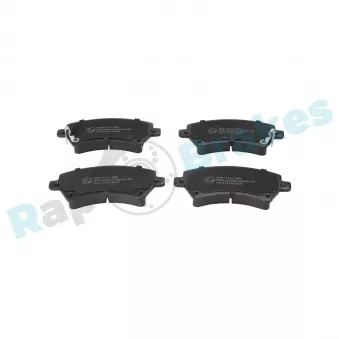Jeu de 4 plaquettes de frein avant RAP BRAKES R-P1089