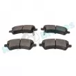 Jeu de 4 plaquettes de frein avant RAP BRAKES R-P1089 - Visuel 3