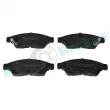Jeu de 4 plaquettes de frein avant RAP BRAKES R-P1091 - Visuel 1