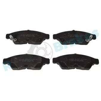 Jeu de 4 plaquettes de frein avant RAP BRAKES R-P1091