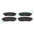 Jeu de 4 plaquettes de frein avant RAP BRAKES R-P1096 - Visuel 1