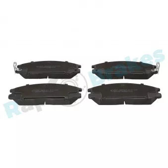 Jeu de 4 plaquettes de frein avant RAP BRAKES R-P1096