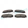 Jeu de 4 plaquettes de frein avant RAP BRAKES R-P1096 - Visuel 3