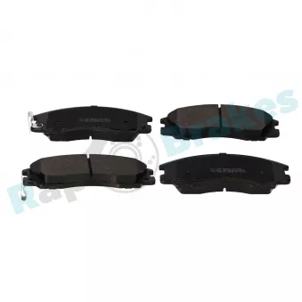 Jeu de 4 plaquettes de frein avant RAP BRAKES R-P1098