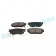 Jeu de 4 plaquettes de frein avant RAP BRAKES R-P1105 - Visuel 2