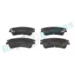 Jeu de 4 plaquettes de frein avant RAP BRAKES R-P1106 - Visuel 1