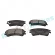 Jeu de 4 plaquettes de frein avant RAP BRAKES R-P1106 - Visuel 2