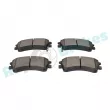 Jeu de 4 plaquettes de frein avant RAP BRAKES R-P1106 - Visuel 3