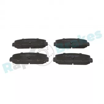 Jeu de 4 plaquettes de frein arrière RAP BRAKES R-P1107