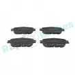 Jeu de 4 plaquettes de frein avant RAP BRAKES R-P1110 - Visuel 1