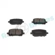 Jeu de 4 plaquettes de frein avant RAP BRAKES R-P1111 - Visuel 2