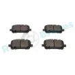 Jeu de 4 plaquettes de frein avant RAP BRAKES R-P1111 - Visuel 3