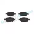 Jeu de 4 plaquettes de frein avant RAP BRAKES R-P1112 - Visuel 1