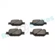 Jeu de 4 plaquettes de frein avant RAP BRAKES R-P1112 - Visuel 3