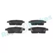Jeu de 4 plaquettes de frein avant RAP BRAKES R-P1113 - Visuel 1