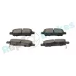 Jeu de 4 plaquettes de frein avant RAP BRAKES R-P1113 - Visuel 3