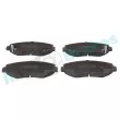 Jeu de 4 plaquettes de frein avant RAP BRAKES R-P1121 - Visuel 1