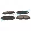 Jeu de 4 plaquettes de frein avant RAP BRAKES R-P1121 - Visuel 2