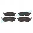 Jeu de 4 plaquettes de frein avant RAP BRAKES R-P1123 - Visuel 1