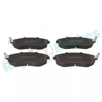 Jeu de 4 plaquettes de frein avant RAP BRAKES R-P1123