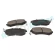 Jeu de 4 plaquettes de frein avant RAP BRAKES R-P1123 - Visuel 2