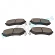 Jeu de 4 plaquettes de frein avant RAP BRAKES R-P1123 - Visuel 3
