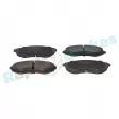 Jeu de 4 plaquettes de frein avant RAP BRAKES R-P1125 - Visuel 2