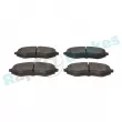 Jeu de 4 plaquettes de frein avant RAP BRAKES R-P1125 - Visuel 3