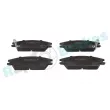 Jeu de 4 plaquettes de frein avant RAP BRAKES R-P1126 - Visuel 1