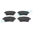 Jeu de 4 plaquettes de frein avant RAP BRAKES R-P1127 - Visuel 1