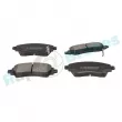 Jeu de 4 plaquettes de frein avant RAP BRAKES R-P1128 - Visuel 2