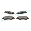 Jeu de 4 plaquettes de frein avant RAP BRAKES R-P1128 - Visuel 3