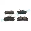 Jeu de 4 plaquettes de frein arrière RAP BRAKES R-P1129 - Visuel 2