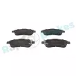 Jeu de 4 plaquettes de frein avant RAP BRAKES R-P1131 - Visuel 1
