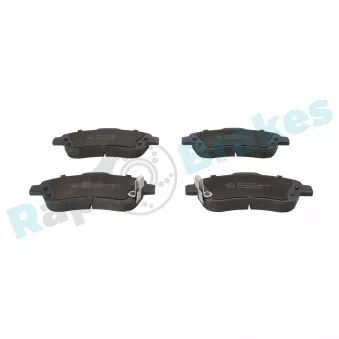 Jeu de 4 plaquettes de frein avant RAP BRAKES R-P1131