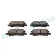 Jeu de 4 plaquettes de frein arrière RAP BRAKES R-P1134 - Visuel 3