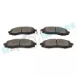 Jeu de 4 plaquettes de frein avant RAP BRAKES R-P1135 - Visuel 3