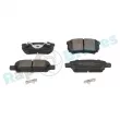 Jeu de 4 plaquettes de frein arrière RAP BRAKES R-P1136 - Visuel 2
