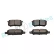 Jeu de 4 plaquettes de frein arrière RAP BRAKES R-P1136 - Visuel 3
