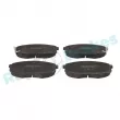 Jeu de 4 plaquettes de frein avant RAP BRAKES R-P1137 - Visuel 1